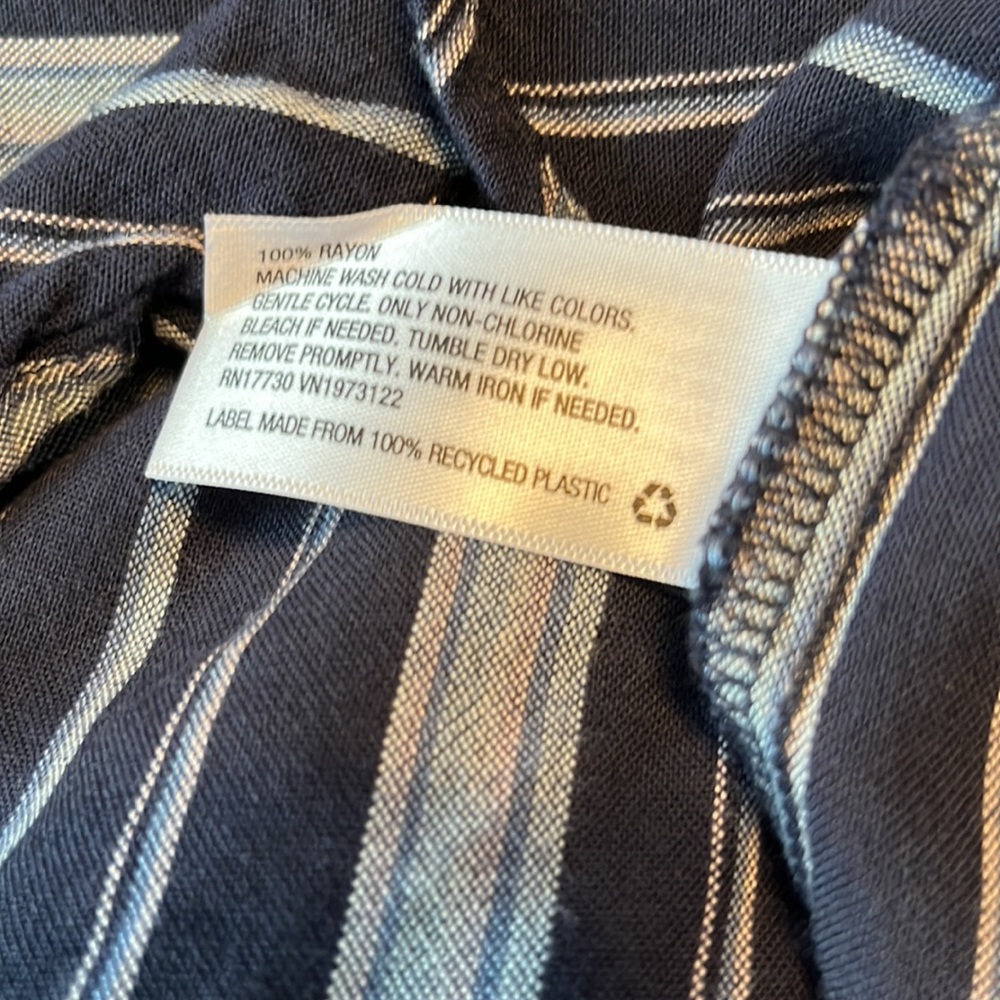 Universal Thread Button Down Striped Short Sleeve… - image 4